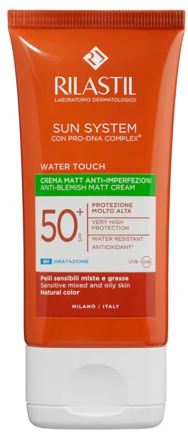 RILASTIL SUN SYSTEM WATER TOUCH MAT CREMA SPF50+ 50 ML