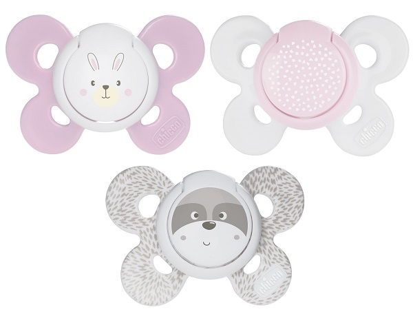CHICCO SUCCHIETTO COMFORT GIRL SILICONE 2-6 MESI 2 PEZZI