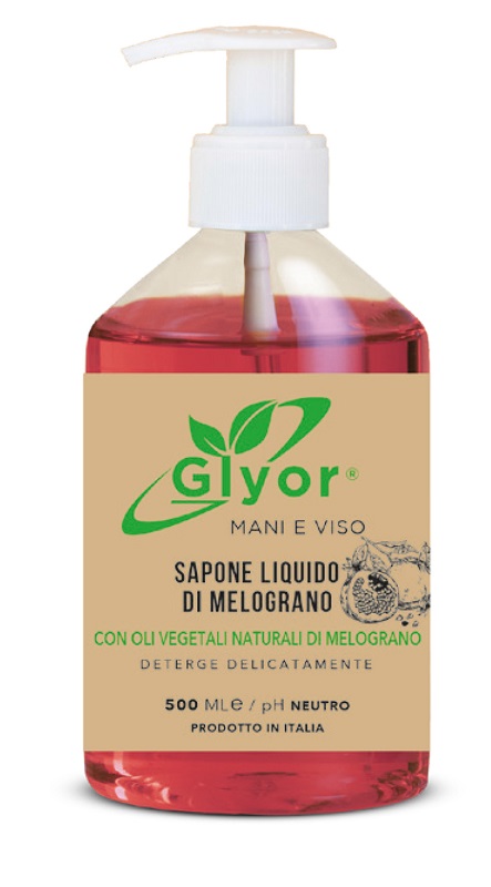 GLYOR SAPONE MANI VISO MELOGRANO 500 ML