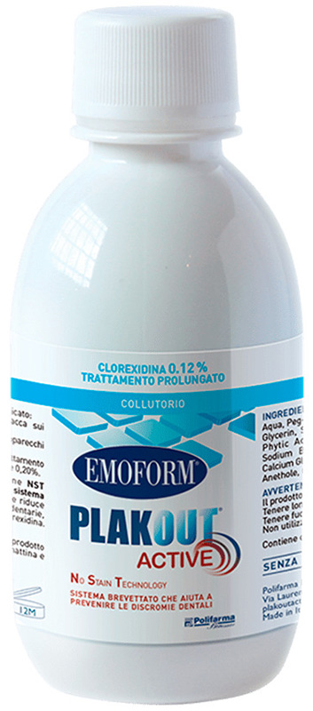 EMOFORM PLAKOUT ACTIVE 0,12 + DENTIFRICIO VENDITA
