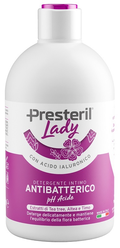 LADY PRESTERIL DETERGENTE INTIMO ANTIBATTERICO/PH ACIDO 250ML
